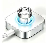 Chargeur intelligent compatible avec Ou-ra Ring Gen 5, (tailles 6/7/8/9/10/11/12), station de charge rapide avec câble USB-C (non compatible avec Ring Gen 3 et Ring Gen 4)