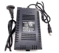 Chargeur Intelligent De Batterie Au Plomb, 36V, 10ah, 12ah, 20ah, DC 1,8a, 36V, Avec Sortie RCA Lotus, AC 90-240V, Prise Ue