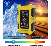 Chargeur intelligent de batterie de voiture 12V 10A 24V 5A Chargement automatique à 7 niveaux Us Plug