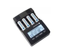 EverActive - nc-3000 - Chargeur de Piles AAA R03, AA R6, Ni-MH/Ni-CD Écran LCD