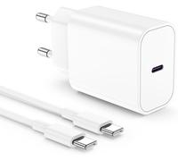 Chargeur Iphone 16 15, 20W Chargeur Rapide Iphone Avec 2M Usb C Câble Original Pour Apple Iphone 16 Pro /15/15 Plus/Ipad Pro/Air/Mini/Samsung Galaxy,Type C Adaptateur Secteur Mural Alimentation