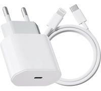 Chargeur iPhone 20W Chargeur Rapide iPhone et 1M Câble pour iPhone 14//14 Pro/14 Pro MAX/13/12/11/X - TECHTA