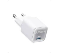 Chargeur iPhone 511 (Nano 3) USB C, GaN 30 W - PIQ 3.0 PPS - Compatible avec iPhone 16 Plus/ 16 Pro /15/14/13/12/11, Galaxy, Pixel