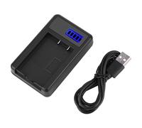 Chargeur LCD pour appareils photo numériques, chargeur de batterie USB avec affichage de l'état de charge, protection contre la surcharge et les