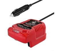 Chargeur LED 18 V pour Bosch DCB200 DCB203 BAT622 BAT609, compact et facile à transporter (rouge)