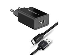 Kit Chargeur Noir pour tablettes Lenovo avec Port Micro USB Yoga Tablet 2/3, IdeaPad Miix, IdeaTab, A10-70, A8-50, A7-30, A7-40, A8-50
