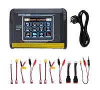 Chargeur Lipo équilibreur RC Chargeur Batterie lipo Double Chargeur DC/AC 11-18V 240W AC 100-240V 150W Détection Auto LiPo/Lilon/Life/NiMH/NiCd/PB/NiMH Écran Tactile LCD 3,2 Pouces 10A (T240)