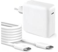 Chargeur MacBook Pro 67W USB - C pour MacBook Pro/air 13-15 Pouces 2018-2024,iPad 12,9/11 Pouces, iPad air 5/4,Acer, ThinkPad, HP et Tous Les périphériques USB -C avec Câble 2M/6.6F