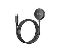 Swissten Chargeur magnétique 2.5W pour Galaxy Watch – Câble USB-C 1.2m anti-noeuds Noir