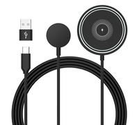 Chargeur magnétique 2 en 1 pour Samsung sans fil - Charge rapide - Chargeur de téléphone magnétique pour Android Samsung Galaxy S25 Ultra/S24/S23/S22 - Chargeurs de montre Samsung pour Galaxy Watch 8