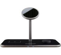 Chargeur Magnetique 3en1 Mb13 Noir,Station De Charge 3en1 Pour Iphone,Écouteurs Et Montre