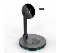 Chargeur magnétique multifonction sans fil pliable, deux en un, pour Apple Xiaomi Huawei, pour casque, nouveau