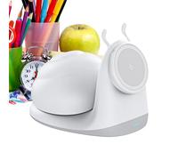 Chargeur magnétique pour téléphone portable | Éclairage magnétique 15 W en forme d'escargot | Chargeur de téléphone pour bureau avec lumière - pour maison, voyage, chambre, chambre d'enfant