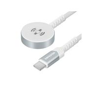 Chargeur Magnétique pour Watch Connecteur USB-C Câble 1.2m Swissten Blanc G