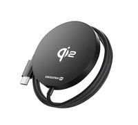 Chargeur Magnétique Qi2 MagSafe 15W avec Câble 1,5m Swissten Noir