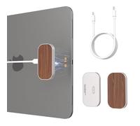 Chargeur magnétique sans fil pour iPad, chargeur intelligent à charge rapide de 18 W, socle de charge sans fil en alliage d'aluminium avec câble USB-C