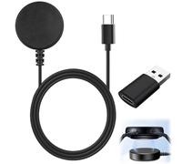 Chargeur Magnétique USB-C et USB-A pour Samsung Galaxy Watch, Câble de Recharge Rapide et Sécurisé, Station Portable pour Watch 8/7/Ultra/6/5/4/3/Active 2/FE