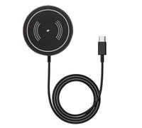 Chargeur MagSafe iPhone Puissance 15W Charge rapide Indicateurs LED LinQ Noir