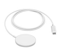 Chargeur MagSafe pour iPhone Charge 15W avec Câble USB-C 1m Compact Bwoo Blanc