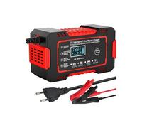 Chargeur/mainteneur de batterie intelligent 12V/24V 8A avec écran LCD portable et réparation automatique pour voiture