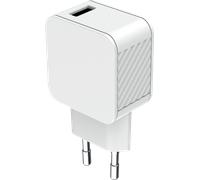 Chargeur maison 2.4A IC Smart Blanc - 100% Plastique recyclé Bigben