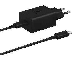 Chargeur maison 45W Power Delivery + Câble USB C/USB C Noir Samsung