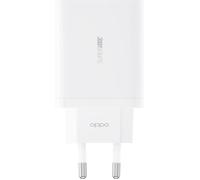 Chargeur maison mini USB A Super VOOC 2.0 GaN 65W Blanc Oppo - Chargeur