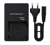 Chargeur MH-24 Compatible avec Batteries EN-EL14 et EN-EL14A pour Nikon D3100 D3200 D3300 D3400 D3500 D5100 D5200 D5300 D5500 D5600 P7000 P7100 P7700 P7800 - Charge Rapide et Sûre pour Appareils Refle