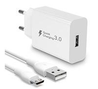 Chargeur micro USB de charge rapide pour tablette Android smartphone pour Galaxy, Redmi, Honor, LG, Motorola, Nokia, PS4, Kindle, Type-B Charger