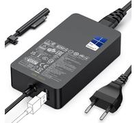 Chargeur Microsoft Surface,65W Chargeur Surface pour Surface Pro 3/4/5/6/7/7+/8/9, Surface Laptop 1/2/3/4/5/6, Surface Book 1/2/3