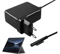 Chargeur Microsoft Surface Go : chargeur adaptateur secteur Surface Go 24 W 15 V 1,6 A pour Microsoft Surface Go, Go 2, Go 3, Surface Pro 3, Surface Pro 4 Core m3, Câble d'alimentation de 1,2