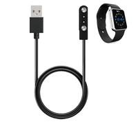 Chargeur Montre Connectée 2 Pin 4mm, Chargeur Magnétique Montres Connectées Compatible avec YAMAY SW022, AGPTEK LW11, Ticwatch GTX, Xiaomi Haylou Solar LS05, IMILAB KW66, Câble de Chargement USB 60cm