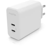 mophie 409909304 chargeur d'appareils mobiles Ordinateur portable, Smartphone, Tablette Blanc Secteur Charge rapide Intérieure