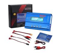 Chargeur Multifonction B6 80W, Compatible For Batterie Lipo Li-ion LiFe NiMh Ni-cd PB, Déchargeur D'équilibre RC, Adaptateur 15V 6A En Option(Blue B6 80W No AC,EU PLUG)