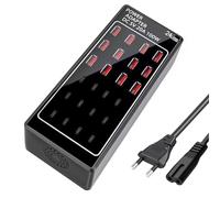 Chargeur Multiple USB, Charger USB C, Bloc d'alimentation USB C, 24 Ports 100W (20A), Station de Charge Rapide pour Plusieurs appareils, Chargeur Mural USB pour Galaxy S24/iPhone/Google