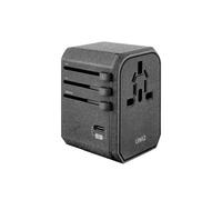 Uniq VoyagePD Ordinateur portable, Smartphone, Tablette Noir Secteur Charge rapide Intérieure