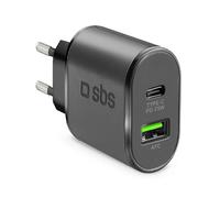 Chargeur mural 25W Chargeur 1xUSB-C PD 25W, 1xUSB-A 18W