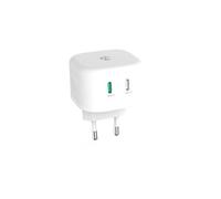 Nedis Chargeur mural 45 W GaN Fonction de charge rapide 2.25 A / 3.0 A Nombre de sorties: 2 2x USB-C Sélection Automatique de la Tension