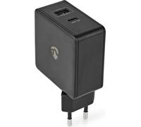 Chargeur mural | 57 W | Fonction de charge rapide | 2,25 A / 2,4 / 3,0 A | Nombre de sorties : 2 | USB-A / USB-C™ | Sans câble | Sélection automatique de la tension