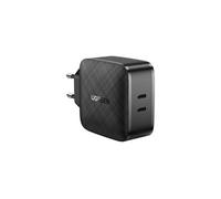 - Chargeur mural (70867) - 2x USB-C, PD, GaN 66W, 3.3A - Noir