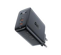 Chargeur mural A29 GaN avec deux ports USB-C PD et une puissance de 50 W (noir)