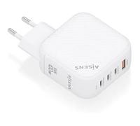 Chargeur Mural Aisens ASCH-100W4P028-W Blanc 100 W - Multicolore - AC 100-240/DC 12