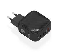 Chargeur mural Aisens ASCH-100W4P029-BK/ 3xUSB Type-C/ 1x USB/ 100W