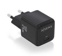 Chargeur mural Aisens ASCH-25W1P013-BK/ 1xUSB Type-C/ 25W