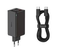 Baseus GaN6 Pro Chargeur rapide Gallium Nitride 2C + 2U 100 W - Noir Stellaire