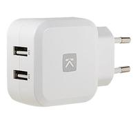 Chargeur mural blanc 2 USB 4.8A + câble Lightning argent - Sélection d’Experts - Linkster
