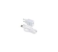 Chargeur mural blanc 5v 2.4a + câble USB vers connecteur Lightning pour Apple 1m, Blanc