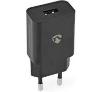 Chargeur Mural Chargeur Mural 1 X 2,4 A ¿ Nombre De Sorties : 1 ¿ Type De Port : 1 Usb-A ¿ Câble Non Inclus 12 W ¿ Tension De Sortie Simple Noir