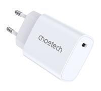 Chargeur mural Choetech 20W Type-C Blanc EU Q5004-EU | Liquidation : parti=parti