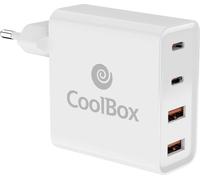 Chargeur mural CoolBox COO-CUAC-100P Blanc 100 W